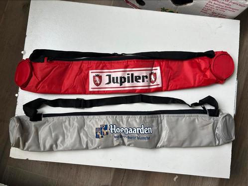 2 Sacs isotherme pour canettes Jupiler Hoegaarden, Collections, Marques de bière, Autres types, Jupiler