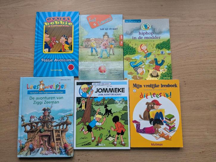 Pakket / lot 6 boeken leesniveau AVI 2 - AVI M3, Livres, Livres pour enfants | Jeunesse | Moins de 10 ans, Comme neuf, Fiction général