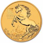 LUNAR 3 HORSE JAARGANG 2026 GOUDEN MUNT 1/20 OUNCE, Postzegels en Munten, Ophalen, Goud