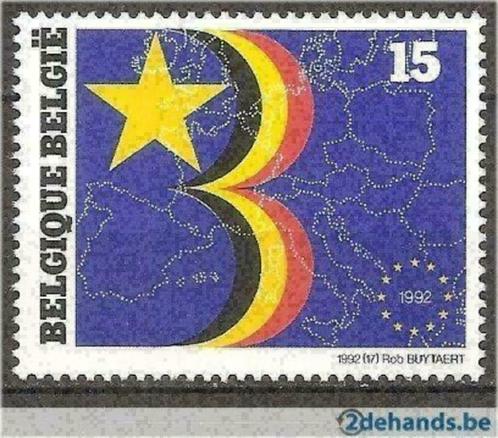 Belgie 1992 - Yvert/OBP 2485 - Europese Markt (PF), Timbres & Monnaies, Timbres | Europe | Belgique, Non oblitéré, Europe, Envoi