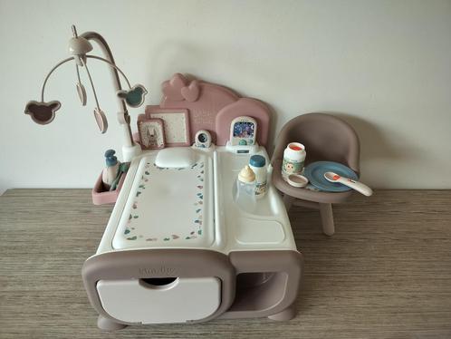 Smoby Verzorgingstafel voor poppen, Kinderen en Baby's, Speelgoed | Poppen, Zo goed als nieuw, Babypop, Ophalen