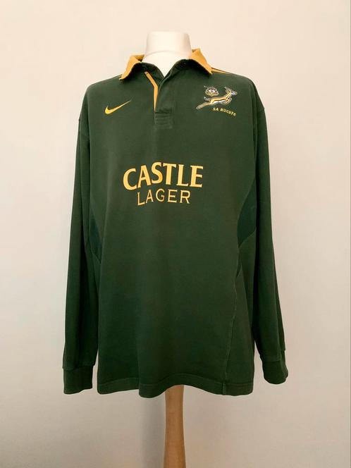 South Africa Springboks 2000s Nike Castle Lager rugby shirt, Sports & Fitness, Rugby, Utilisé, Vêtements