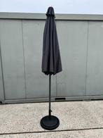 parasol 240cm vierkant met licht en voet Nieuw, Tuin en Terras, Parasols, Ophalen, Nieuw, 2 tot 3 meter, Stokparasol