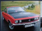 Opel Manta A 1.6 SR jeu de documents/Dossier MANTA TE2800, Enlèvement ou Envoi