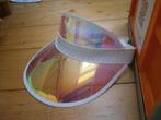 holografische zonneklep reflecteert meerdere kleuren, Kleding | Dames, Hoeden en Petten, Ophalen, One size fits all, Sunny life