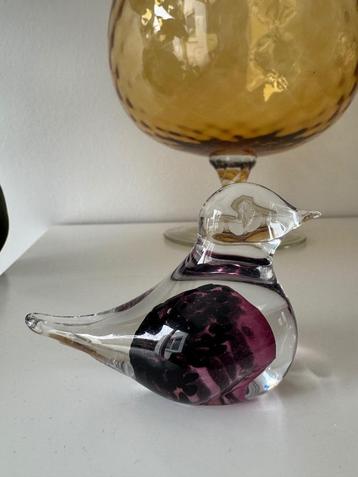 Beeldje vogel van Pfeiffer Kristal  beschikbaar voor biedingen