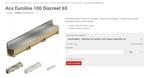 7 x ACO Euroline Discreet Inox sleufkanaal, Ophalen, Inox, Overige typen, Nieuw