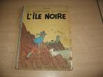 Tintin : L' Île noir - Herdruk uit 1946., Gelezen, Eén stripboek, Ophalen of Verzenden, Herge