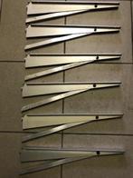 6 Alu steunen + extra schoor - 40cm (pr/stuk) (zn4124), Ophalen of Verzenden, Zo goed als nieuw
