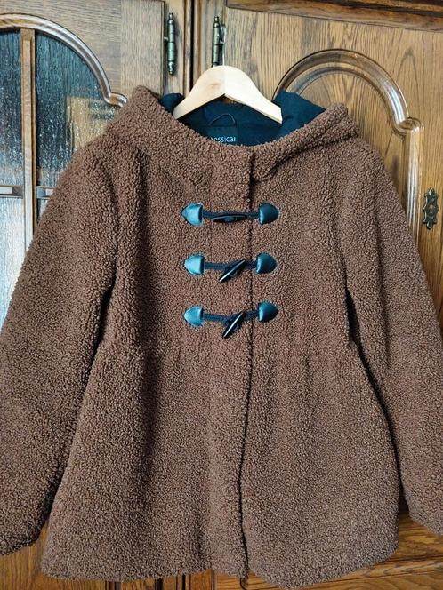Mooie bruine winterjas in 100% polyester maat 40., Kleding | Dames, Jassen | Winter, Zo goed als nieuw, Ophalen of Verzenden