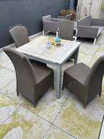 Tuinmeubelen, Tuin en Terras, Tuinsets en Loungesets, Ophalen, Gebruikt, 4 zitplaatsen, Tuinset