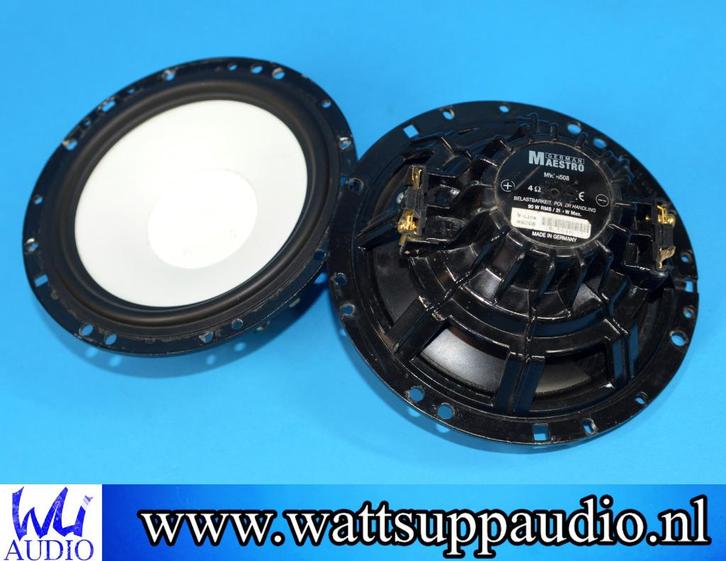 German Maestro MW6508 Speakers 16.5cm, Auto diversen, Autospeakers, Gebruikt, Ophalen of Verzenden