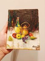 Stilleven op doek, schilderij, Antiek en Kunst, Ophalen of Verzenden