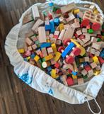 Houten blokken - heel veel stuks - vliegtuig en vrachtwagen, Kinderen en Baby's, Ophalen, Gebruikt