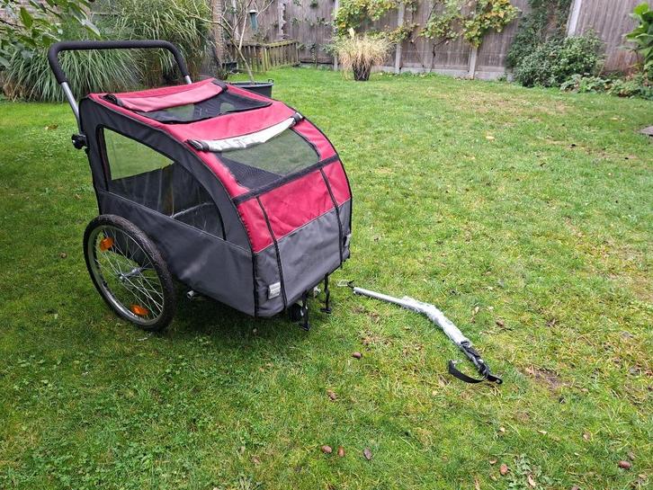 grote fietskar voor hondjes of vervoer kids, Fietsen en Brommers, Fietsaccessoires | Aanhangwagens en Karren, Gebruikt, Overige typen