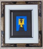 MICHEL HUSS / DARIUS / KLEURZEEFDRUK / 85x75cm / KADER / SIG, Ophalen