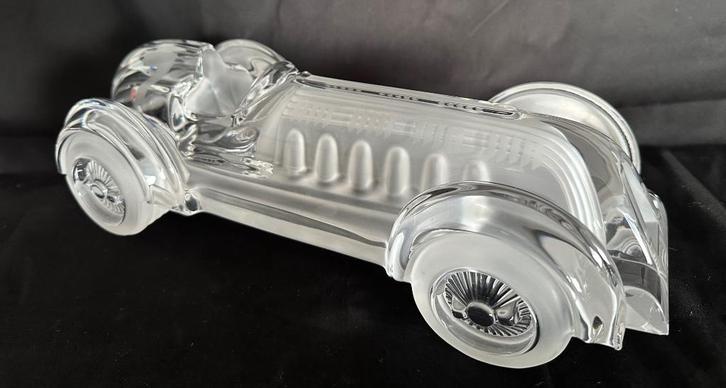 Le Mans auto in kristal Daum France,  Xavier Froissard 1986, Antiek en Kunst, Curiosa en Brocante, Ophalen of Verzenden