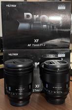 Viltrox 75mm + 27mm Fujifilm X-Mount, Enlèvement ou Envoi, Comme neuf, Lentille standard