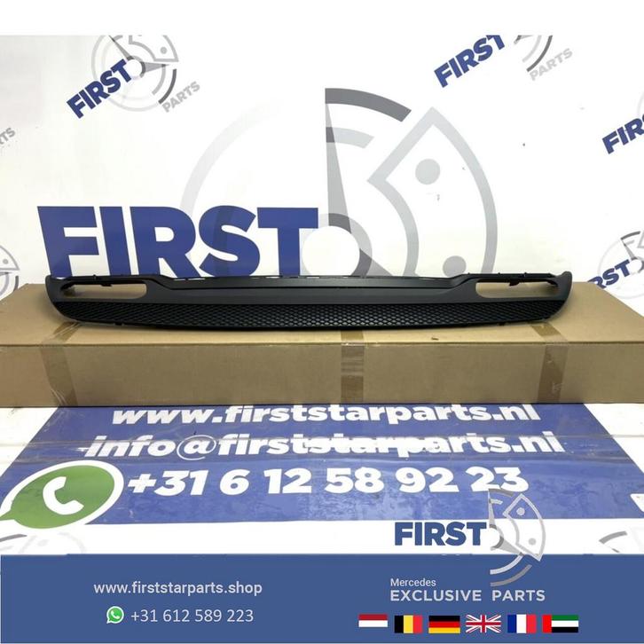 W176 A45 AMG Diffuser Mercedes A Klasse 2012-2016 45 ACHTERS, Auto-onderdelen, Overige Auto-onderdelen, Mercedes-Benz, Gebruikt