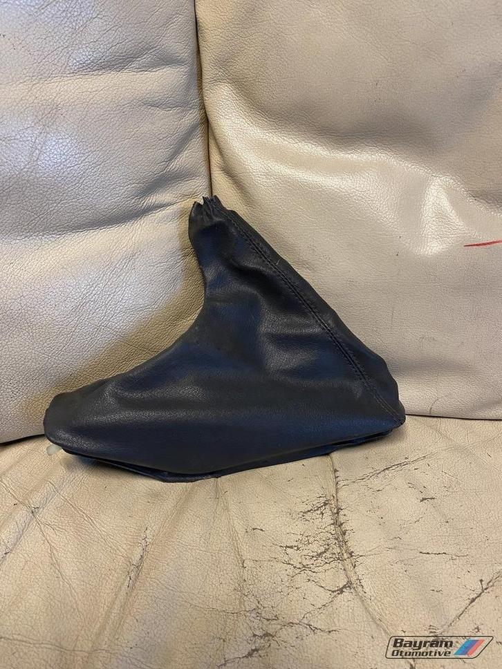 Bmw E34 handrempookhoes leder blauw handrem hoes E32 5-serie, Auto-onderdelen, Interieur en Bekleding, BMW, Gebruikt, Ophalen of Verzenden