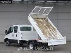Iveco Daily 35C16 3.0L Open Laadbak met Kist Dubbel Cabine 3, Auto's, Stof, Gebruikt, Euro 6, 4 cilinders