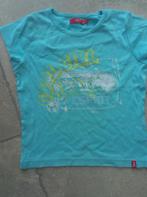 Merk Esprit: turquoise t-shirt mt 152, Kinderen en Baby's, Kinderkleding | Maat 152, Meisje, Ophalen of Verzenden, Zo goed als nieuw