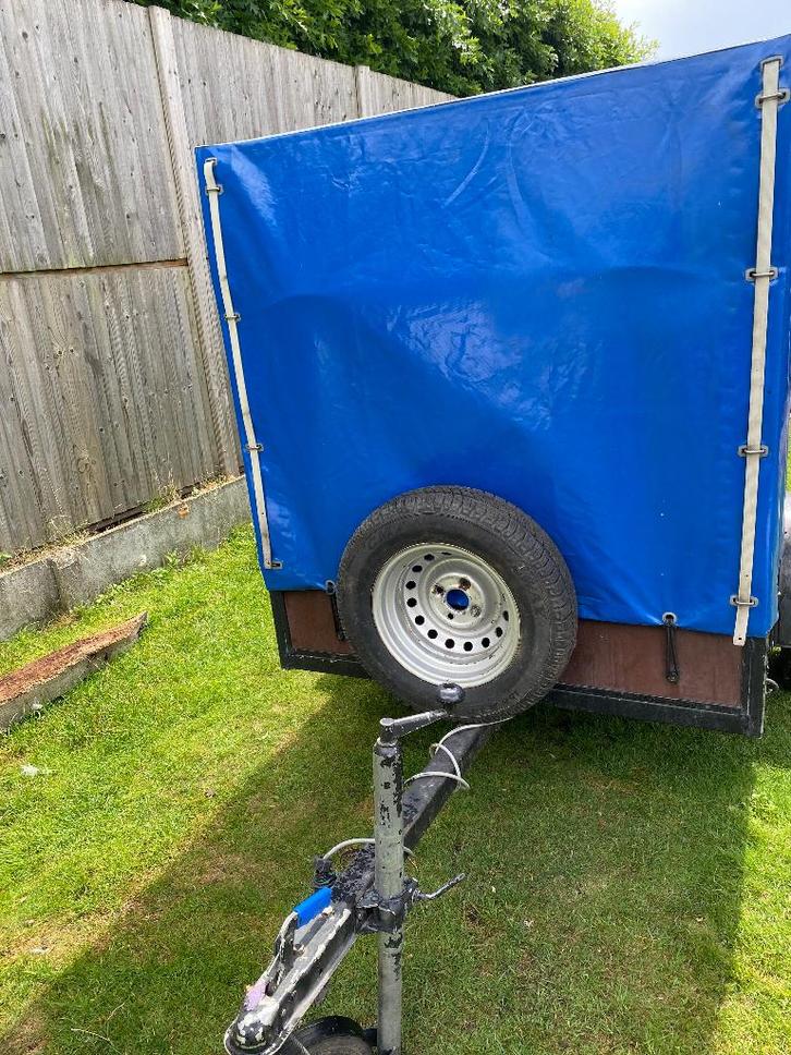 Aanhangwagen ongeremd met huif 750kg, Autos : Divers, Remorques, Enlèvement ou Envoi