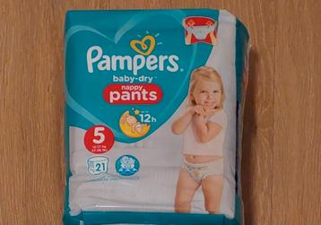 pampers baby-dry nappy pants size 5, Enlèvement, Neuf
