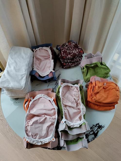 Set de 18 couches lavables gDiapers taille M, Kinderen en Baby's, Badjes en Verzorging, Gebruikt, Ophalen