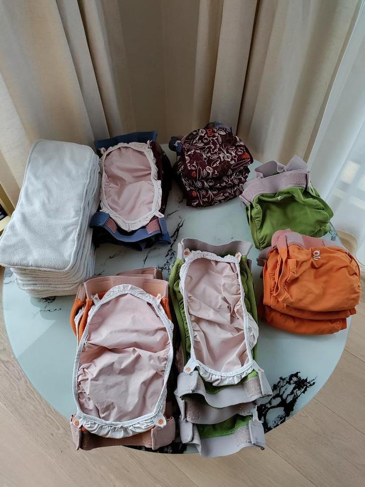 Set de 18 couches lavables gDiapers taille M, Kinderen en Baby's, Badjes en Verzorging, Gebruikt, Ophalen