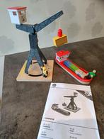Houten containerschip en kraan, Kinderen en Baby's, Ophalen, Gebruikt