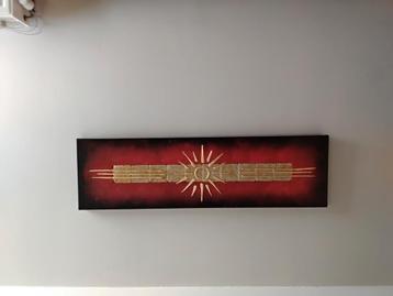 Zeer mooi Italiaans kunstdoek in bladgoud beschikbaar voor biedingen