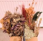 Pakket droogbloemen - Decoratie huwelijk, trouw, feest, Ophalen, Zo goed als nieuw
