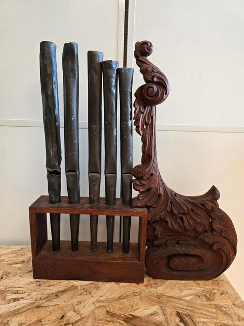 Antieke orgelpijpen, Antiek en Kunst, Antiek | Religieuze voorwerpen, Ophalen of Verzenden