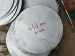 Inox ronde schijven 10 mm - 290 - 403 - 420 - 443 - 480 mm, Nieuw, Overige metalen, Ophalen of Verzenden