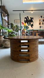 Bamboe / rotan salontafel, Ophalen, Overige materialen, Gebruikt, 50 tot 75 cm