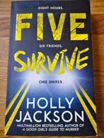 boek: Five survive, Boeken, Ophalen of Verzenden, Gelezen, Holly Jackson