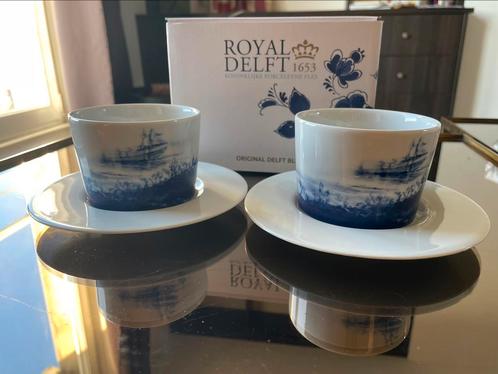 Tasses à thé / soucoupes, mugs Royal Delft, Antiek en Kunst, Antiek | Servies compleet, Ophalen of Verzenden