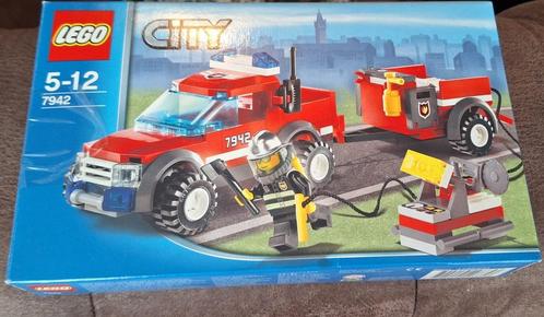 7942 - LEGO City Off-Road Fire Rescue (2007), Kinderen en Baby's, Speelgoed | Duplo en Lego, Gebruikt, Lego Primo, Complete set