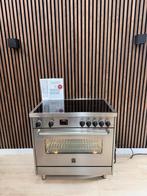 Luxe Rvs Bertazzoni Inductie Fornuis 90 cm (Gratis bezorgen), Ophalen of Verzenden, Zo goed als nieuw