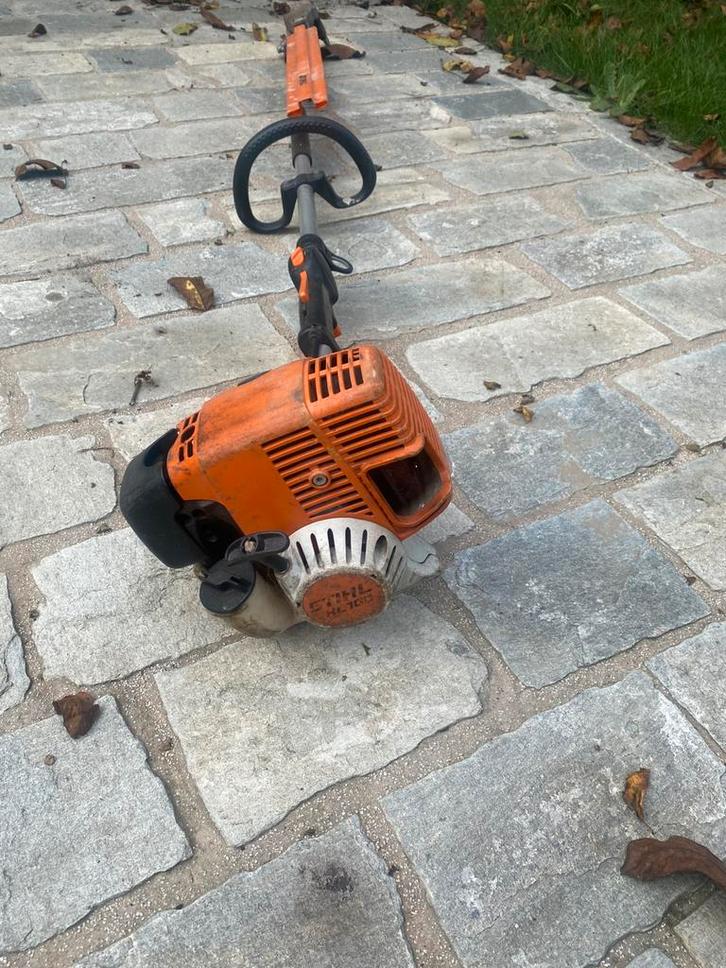 Stihl stokheggenschaar hl100, Tuin en Terras, Heggenscharen, Gebruikt, Benzine, Ophalen