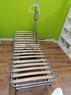 Ziekenhuisbed, Huis en Inrichting, Slaapkamer | Bedden, 90 cm, 200 cm, Metaal, Grijs