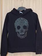 Zwarte Hoodie H&M Maat 158/164, Kinderen en Baby's, Kinderkleding | Maat 158, Trui of Vest, H&M, Zo goed als nieuw, Verzenden