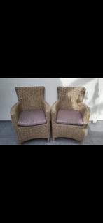 2 wicker stoelen, Tuin en Terras, Ophalen, Zo goed als nieuw, Wicker