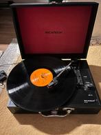 RICATECH RTT20 Platenspeler – Retro Kofferstijl, Audio, Tv en Foto, Platenspelers, Ophalen of Verzenden, Zo goed als nieuw, Platenspeler
