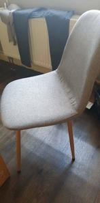 4 chaises  salle à manger ou cuisine grises, Enlèvement, Utilisé, Gris, Quatre