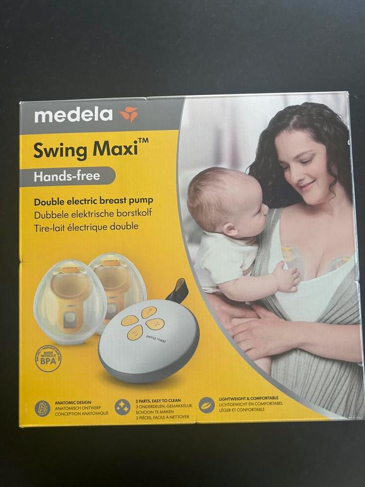 Medela swing- maxi dubbele borstkolf, Kinderen en Baby's, Babyvoeding en Toebehoren, Zo goed als nieuw, Borstkolf, Ophalen