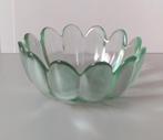 Vintage groene glazen kom, Maison & Meubles, Accessoires pour la Maison | Plataux & Paniers, Enlèvement