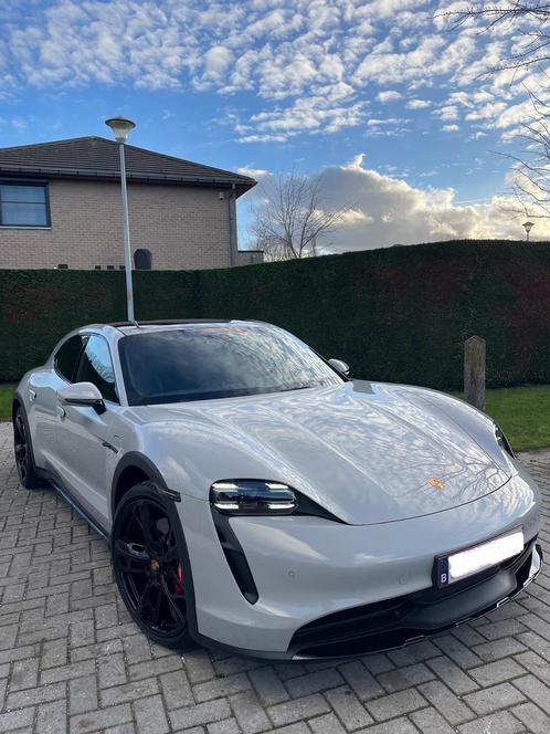 Porsche Taycan Cross Turismo 4, Auto's, Porsche, Particulier, Taycan, Panoramadak, Elektrisch, Euro 6, 5 deurs, Zilver of Grijs