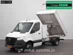 Mercedes Sprinter 514 CDI Kipper met Kist Dubbellucht 3,5t T, Stof, Gebruikt, 4 cilinders, Wit